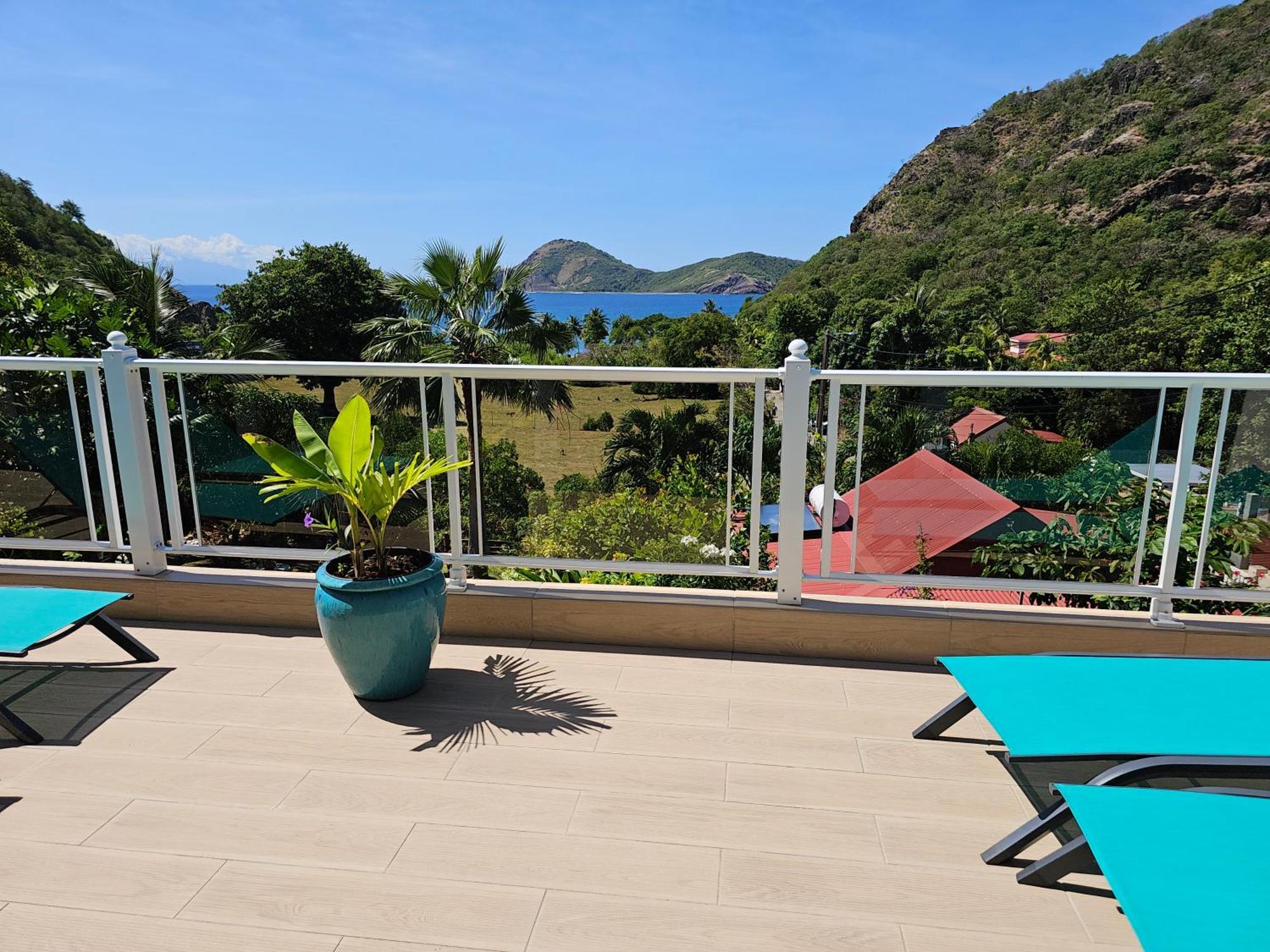 Villa Celyote - Haut De Villa, Vue Mer, A 150M De La Plage Anse Figuier Terre-De-Haut Dış mekan fotoğraf